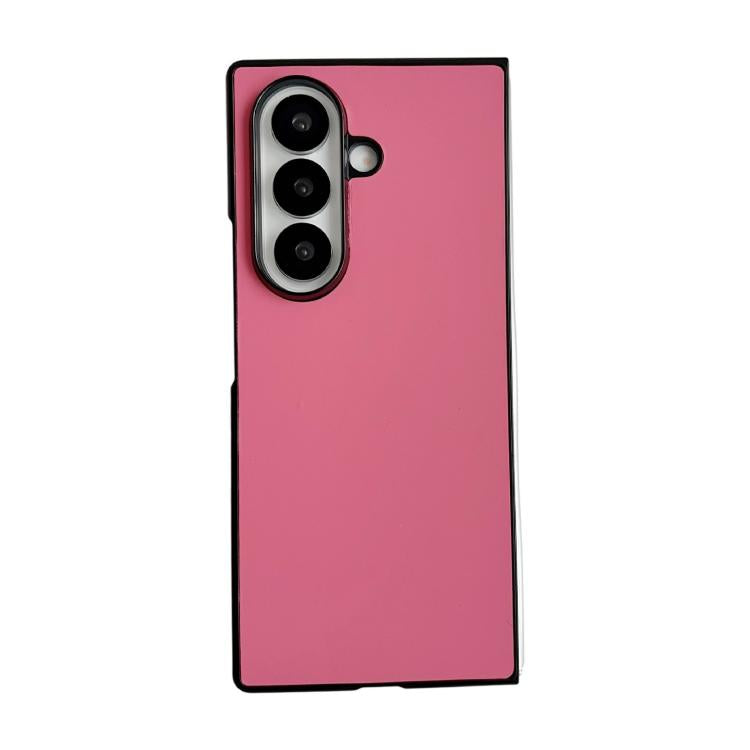 Custodia per telefono Morandi Solid Color con texture effetto pelle, For Samsung Galaxy Z Fold7 5G