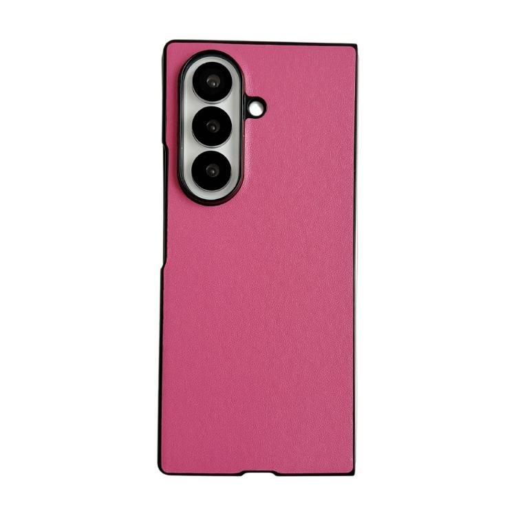 Custodia per telefono Morandi Solid Color con texture effetto pelle, For Samsung Galaxy Z Fold7 5G