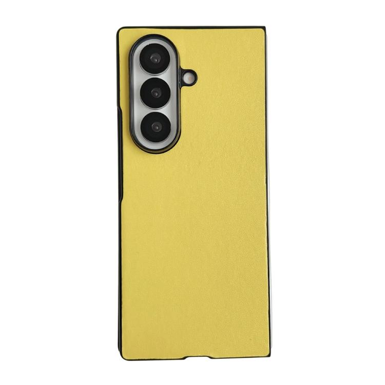 Custodia per telefono Morandi Solid Color con texture effetto pelle, For Samsung Galaxy Z Fold7 5G