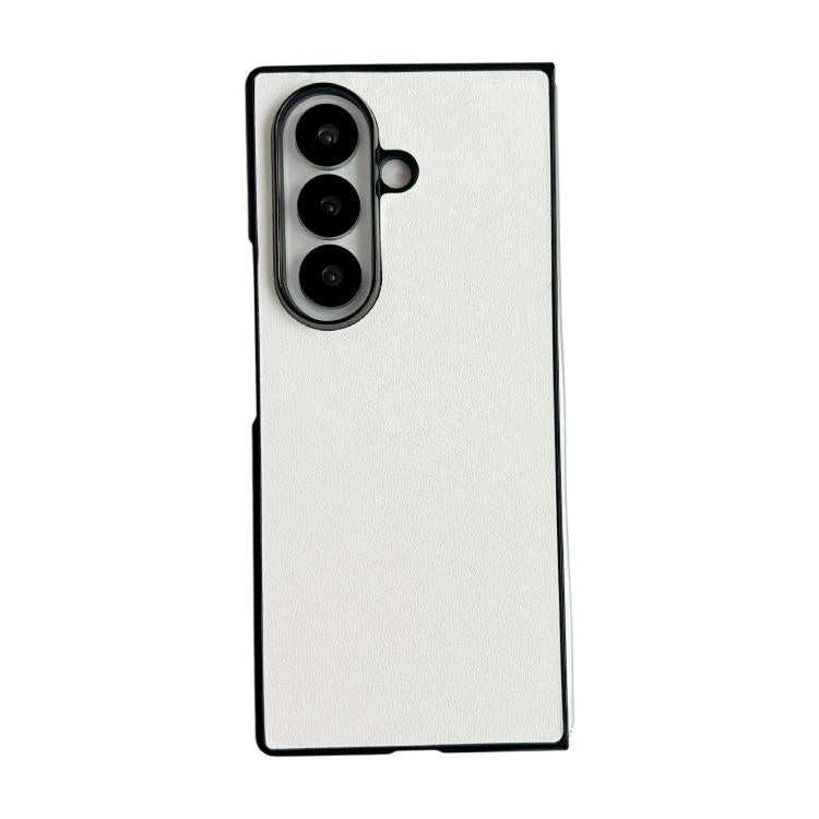 Custodia per telefono Morandi Solid Color con texture effetto pelle, For Samsung Galaxy Z Fold7 5G