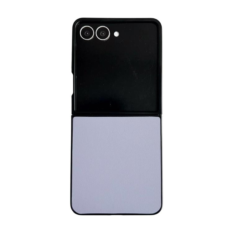 Custodia per telefono Morandi Solid Color con texture effetto pelle, For Samsung Galaxy Z Flip7 5G