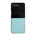 Custodia per telefono Morandi Solid Color con texture effetto pelle, For Samsung Galaxy Z Flip7 5G