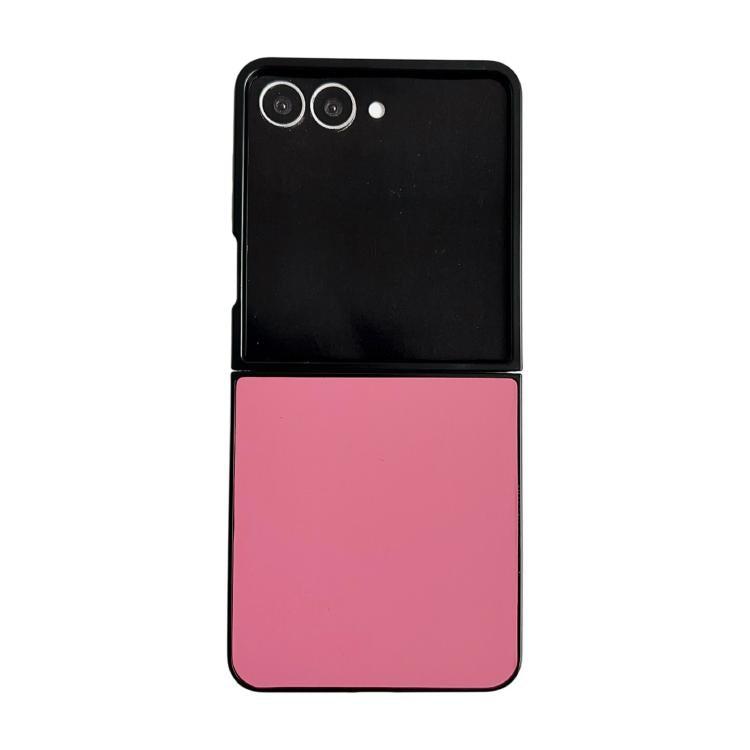 Custodia per telefono Morandi Solid Color con texture effetto pelle, For Samsung Galaxy Z Flip7 5G
