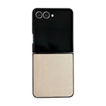 Custodia per telefono Morandi Solid Color con texture effetto pelle, For Samsung Galaxy Z Flip7 5G