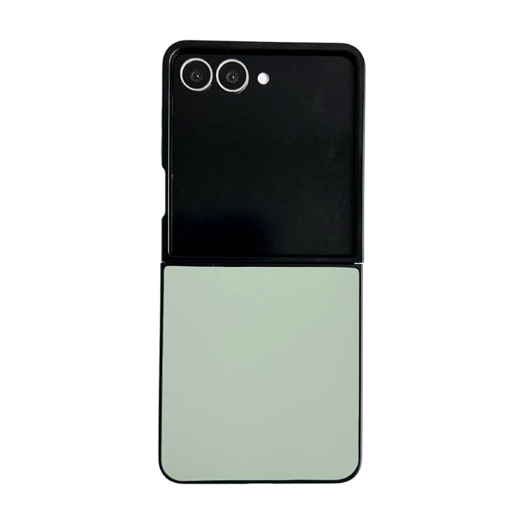 Custodia per telefono Morandi Solid Color con texture effetto pelle, For Samsung Galaxy Z Flip7 5G