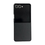 Custodia per telefono Morandi Solid Color con texture effetto pelle, For Samsung Galaxy Z Flip7 5G