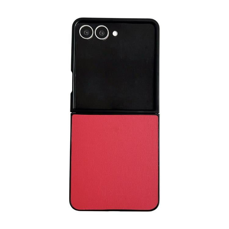 Custodia per telefono Morandi Solid Color con texture effetto pelle, For Samsung Galaxy Z Flip7 5G