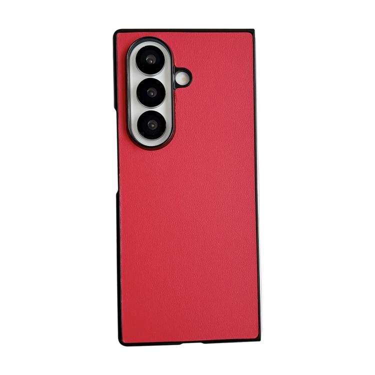 Custodia per telefono Morandi Solid Color con texture effetto pelle, For Galaxy Z Fold8 Ultra 5G