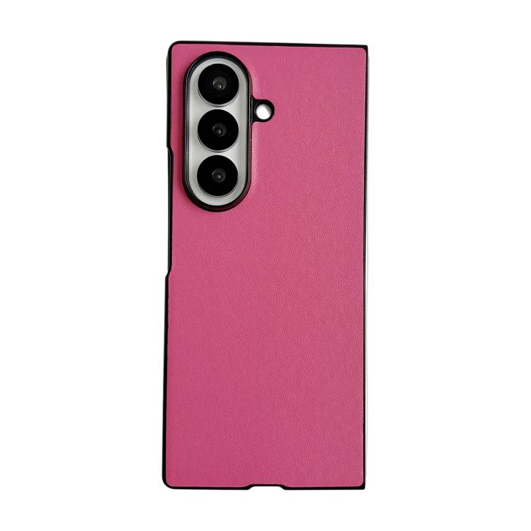 Custodia per telefono Morandi Solid Color con texture effetto pelle, For Galaxy Z Fold8 Ultra 5G