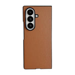 Custodia per telefono Morandi Solid Color con texture effetto pelle, For Galaxy Z Fold8 Ultra 5G