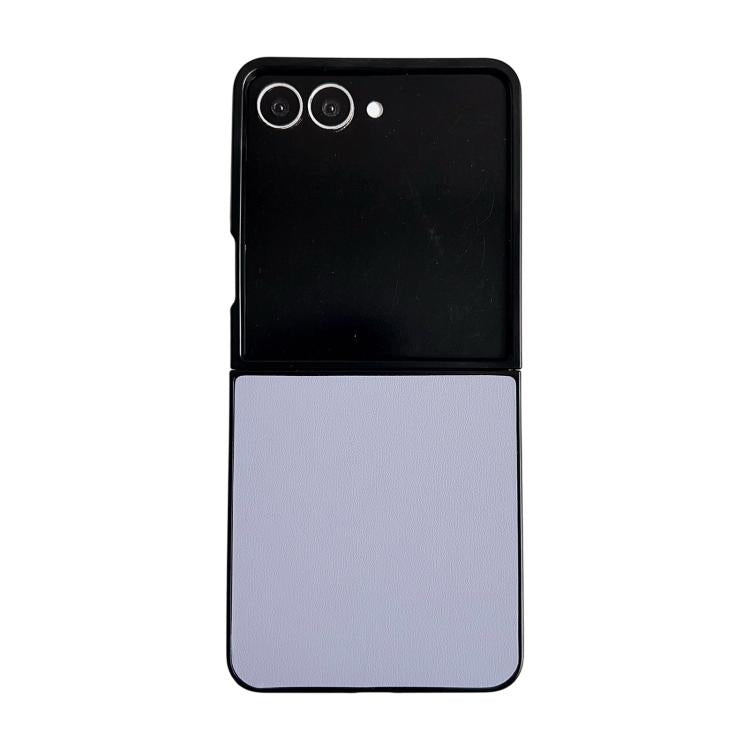 Custodia per telefono Morandi Solid Color con texture effetto pelle, For Galaxy Z Flip8 5G