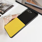 Custodia per telefono Morandi Solid Color con texture effetto pelle, For Galaxy Z Flip8 5G