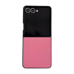 Custodia per telefono Morandi Solid Color con texture effetto pelle, For Galaxy Z Flip8 5G