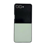 Custodia per telefono Morandi Solid Color con texture effetto pelle, For Galaxy Z Flip8 5G
