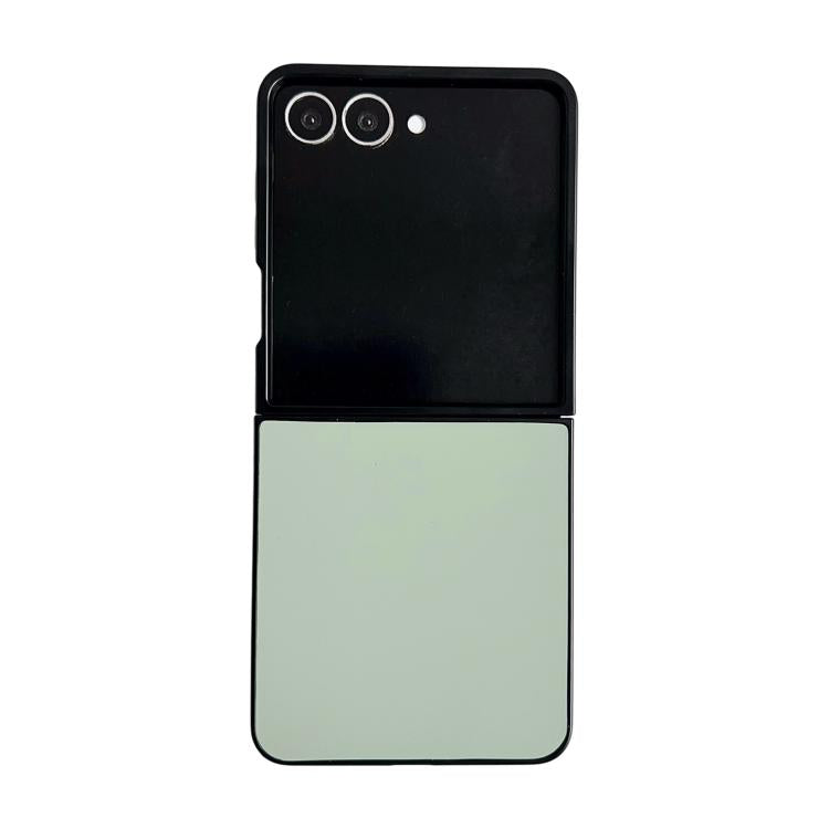 Custodia per telefono Morandi Solid Color con texture effetto pelle, For Galaxy Z Flip8 5G