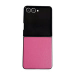 Custodia per telefono Morandi Solid Color con texture effetto pelle, For Galaxy Z Flip8 5G