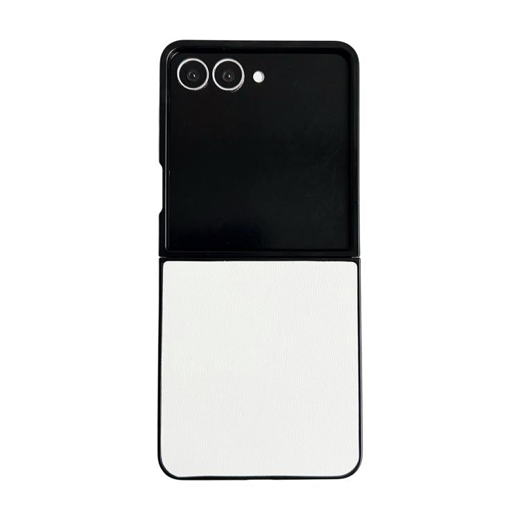 Custodia per telefono Morandi Solid Color con texture effetto pelle, For Galaxy Z Flip8 5G