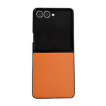 Custodia per telefono Morandi Solid Color con texture effetto pelle, For Galaxy Z Flip8 5G