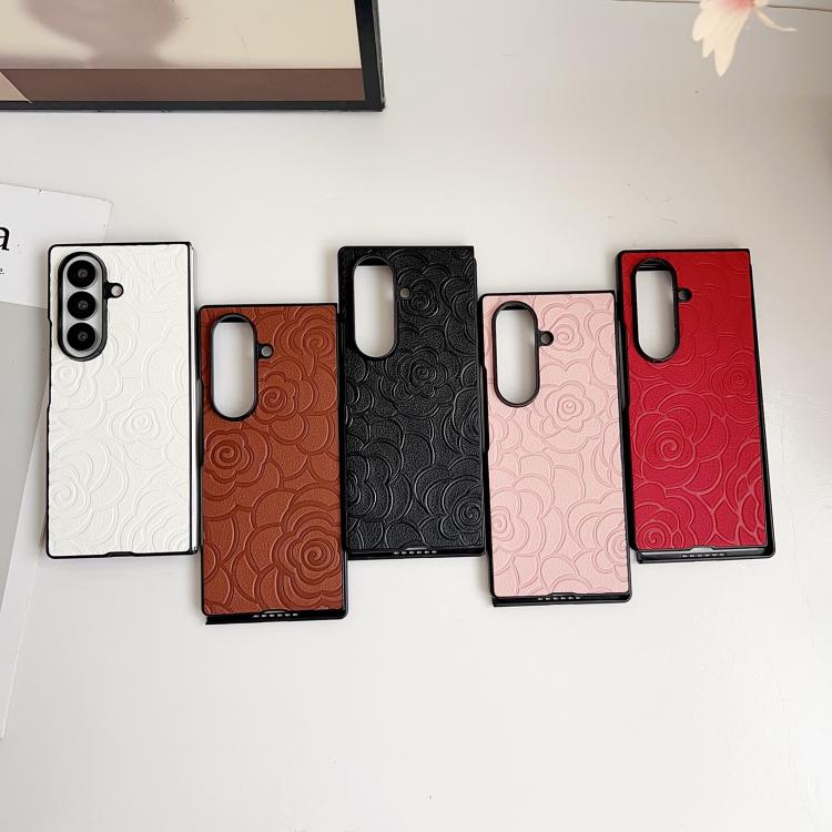 Custodia protettiva per telefono con motivo camelia Impression., For Galaxy Z Fold8 Ultra 5G, For Galaxy Z Flip8 5G, For Samsung Galaxy Z Fold7 5G