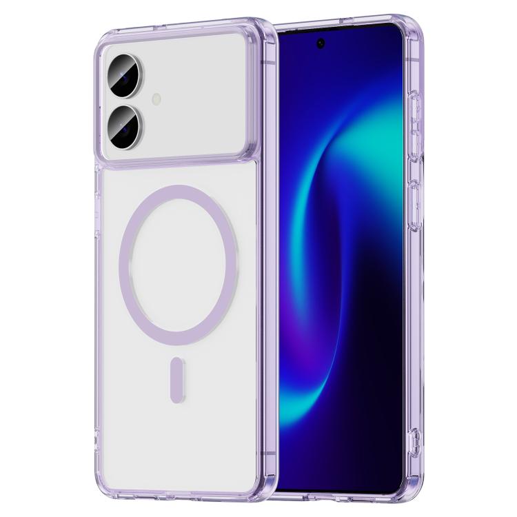 Custodia ibrida in PC TPU con airbag antiurto e MagSafe per telefono., For Galaxy S26 FE 5G, For Samsung Galaxy S26+ 5G, For Samsung Galaxy S26 Edge 5G, For Samsung Galaxy S26 Ultra 5G, For Samsung Galaxy S26 5G, For Samsung Galaxy S25 Edge 5G