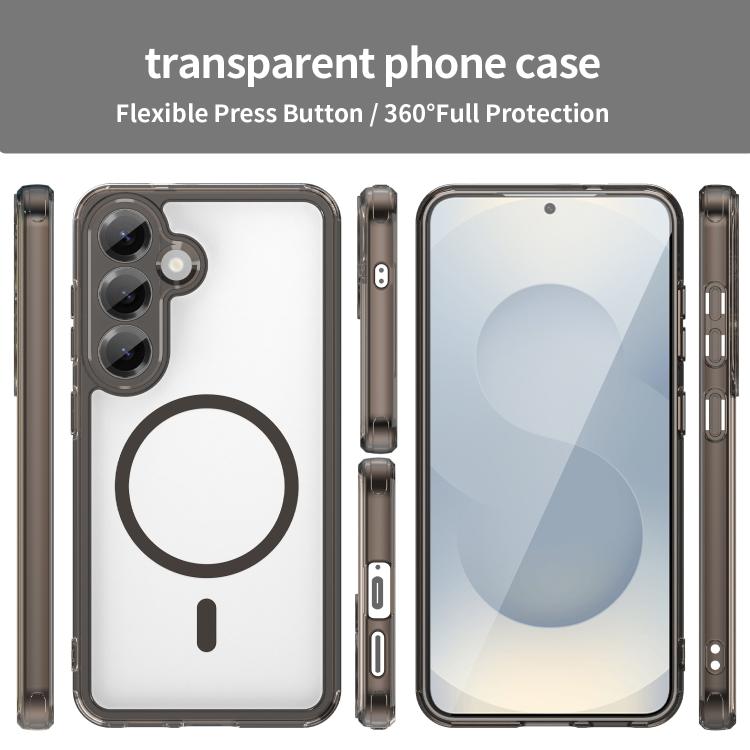 Custodia ibrida in PC TPU con airbag antiurto e MagSafe per telefono., For Samsung Galaxy S25 5G, For Samsung Galaxy S25+ 5G, For Samsung Galaxy S25 Ultra 5G, For Galaxy S24 Ultra 5G, For Samsung Galaxy S24+ 5G, For Samsung Galaxy S24 5G