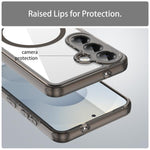 Custodia ibrida in PC TPU con airbag antiurto e MagSafe per telefono., For Samsung Galaxy S25 5G, For Samsung Galaxy S25+ 5G, For Samsung Galaxy S25 Ultra 5G, For Galaxy S24 Ultra 5G, For Samsung Galaxy S24+ 5G, For Samsung Galaxy S24 5G