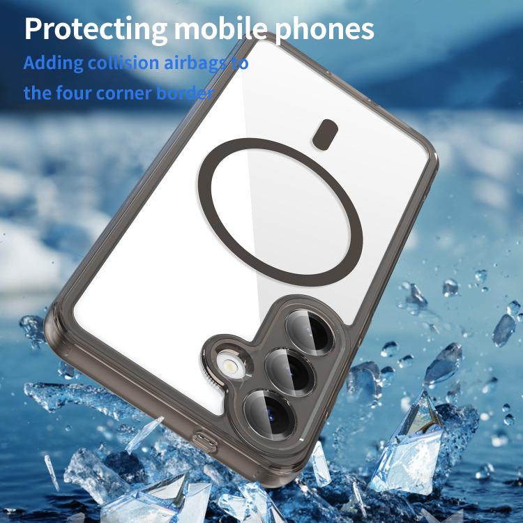 Custodia ibrida in PC TPU con airbag antiurto e MagSafe per telefono., For Samsung Galaxy S25 5G, For Samsung Galaxy S25+ 5G, For Samsung Galaxy S25 Ultra 5G, For Galaxy S24 Ultra 5G, For Samsung Galaxy S24+ 5G, For Samsung Galaxy S24 5G