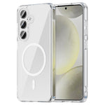 Custodia ibrida in PC TPU con airbag antiurto e MagSafe per telefono., For Samsung Galaxy S25 5G, For Samsung Galaxy S25+ 5G, For Samsung Galaxy S25 Ultra 5G, For Galaxy S24 Ultra 5G, For Samsung Galaxy S24+ 5G, For Samsung Galaxy S24 5G