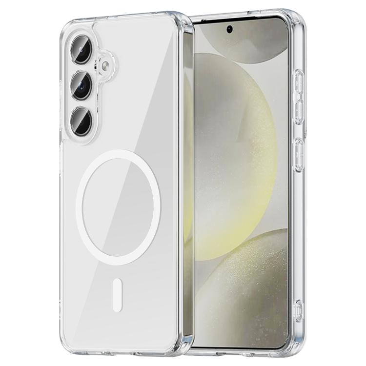 Custodia ibrida in PC TPU con airbag antiurto e MagSafe per telefono., For Samsung Galaxy S25 5G, For Samsung Galaxy S25+ 5G, For Samsung Galaxy S25 Ultra 5G, For Galaxy S24 Ultra 5G, For Samsung Galaxy S24+ 5G, For Samsung Galaxy S24 5G