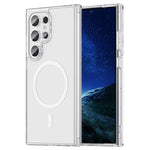 Custodia ibrida in PC TPU con airbag antiurto e MagSafe per telefono., For Samsung Galaxy S25 5G, For Samsung Galaxy S25+ 5G, For Samsung Galaxy S25 Ultra 5G, For Galaxy S24 Ultra 5G, For Samsung Galaxy S24+ 5G, For Samsung Galaxy S24 5G