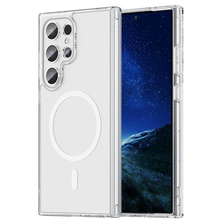 Custodia ibrida in PC TPU con airbag antiurto e MagSafe per telefono., For Samsung Galaxy S25 5G, For Samsung Galaxy S25+ 5G, For Samsung Galaxy S25 Ultra 5G, For Galaxy S24 Ultra 5G, For Samsung Galaxy S24+ 5G, For Samsung Galaxy S24 5G