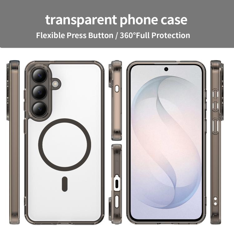 Custodia ibrida in PC TPU con airbag antiurto e MagSafe per telefono., For Galaxy S26 FE 5G, For Samsung Galaxy S26+ 5G, For Samsung Galaxy S26 Edge 5G, For Samsung Galaxy S26 Ultra 5G, For Samsung Galaxy S26 5G, For Samsung Galaxy S25 Edge 5G