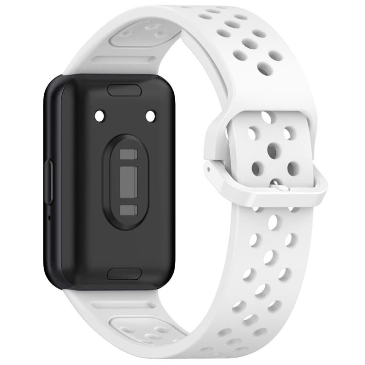 Cinturino per orologio in silicone traspirante a tinta unita con fibbia colorata xDfind, For Samsung Galaxy Fit3