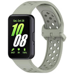 Cinturino per orologio in silicone traspirante a tinta unita con fibbia colorata xDfind, For Samsung Galaxy Fit3