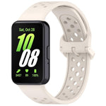 Cinturino per orologio in silicone traspirante a tinta unita con fibbia colorata xDfind, For Samsung Galaxy Fit3