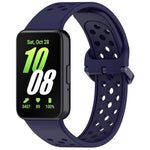 Cinturino per orologio in silicone traspirante a tinta unita con fibbia colorata xDfind, For Samsung Galaxy Fit3