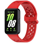 Cinturino per orologio in silicone traspirante a tinta unita con fibbia colorata xDfind, For Samsung Galaxy Fit3