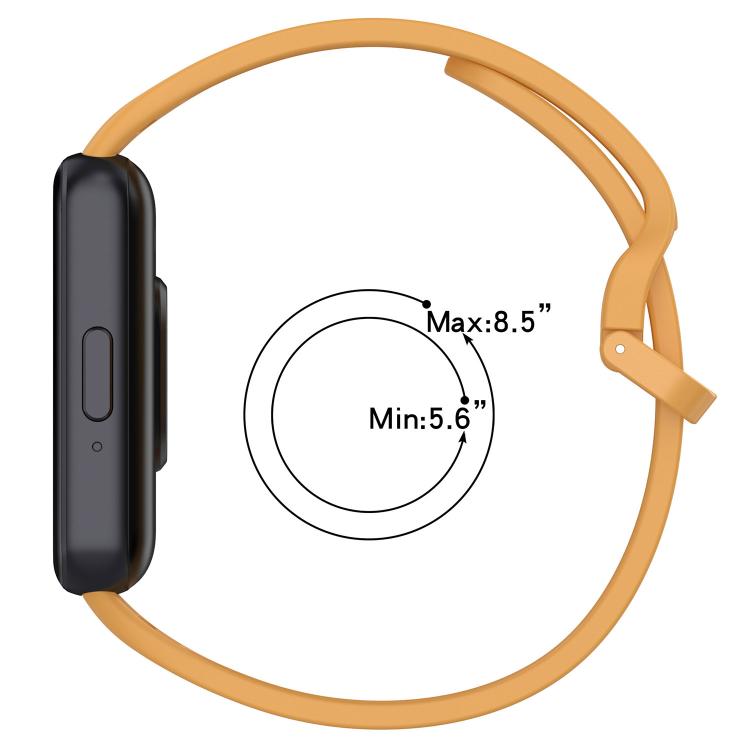 Cinturino per orologio in silicone traspirante a tinta unita con fibbia colorata xDfind, For Samsung Galaxy Fit3