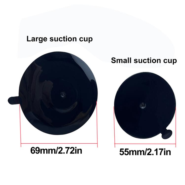 Supporto a ventosa per piastrelle in vetro con testa a sfera da 15-16 mm, 55mm, 70mm Black Glue, 70mm Epoxy