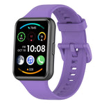 Cinturino per orologio xDfind in silicone tinta unita a sgancio rapido, For Huawei Watch Fit 2