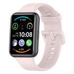 Cinturino per orologio xDfind in silicone tinta unita a sgancio rapido, For Huawei Watch Fit 2