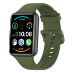 Cinturino per orologio xDfind in silicone tinta unita a sgancio rapido, For Huawei Watch Fit 2