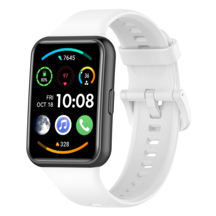 Cinturino per orologio xDfind in silicone tinta unita a sgancio rapido, For Huawei Watch Fit 2