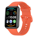 Cinturino per orologio xDfind in silicone tinta unita a sgancio rapido, For Huawei Watch Fit 2