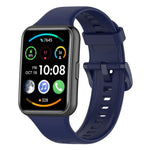 Cinturino per orologio xDfind in silicone tinta unita a sgancio rapido, For Huawei Watch Fit 2