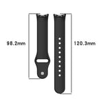 Cinturino per orologio in silicone con fibbia inversa xDfind, For Xiaomi Smart Band 10 / 9 / 8