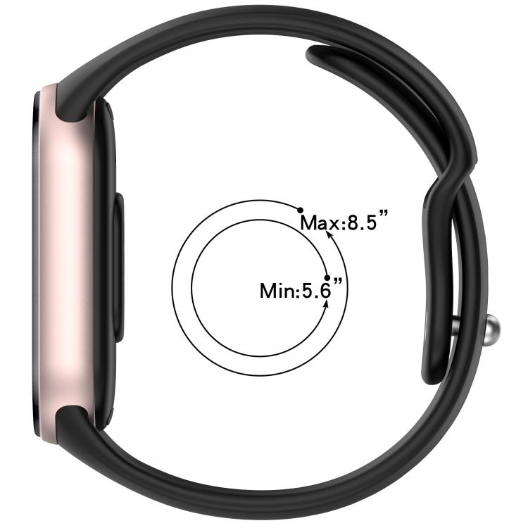 Cinturino per orologio in silicone con fibbia inversa xDfind, For Xiaomi Smart Band 10 / 9 / 8