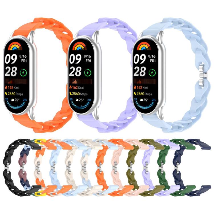 Cinturino per orologio in silicone con bracciale cavo xDfind, For Xiaomi Smart Band 10 / 9 / 8