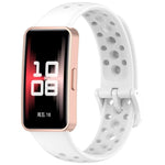 Cinturino per orologio in silicone traspirante con fori xDfind, For Huawei Band 10 / 9 / 8