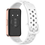 Cinturino per orologio in silicone traspirante con fori xDfind, For Huawei Band 10 / 9 / 8